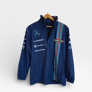 Williams Martini F1 Racing Team Mercedes Benz Y2K Windbreaker Jacket